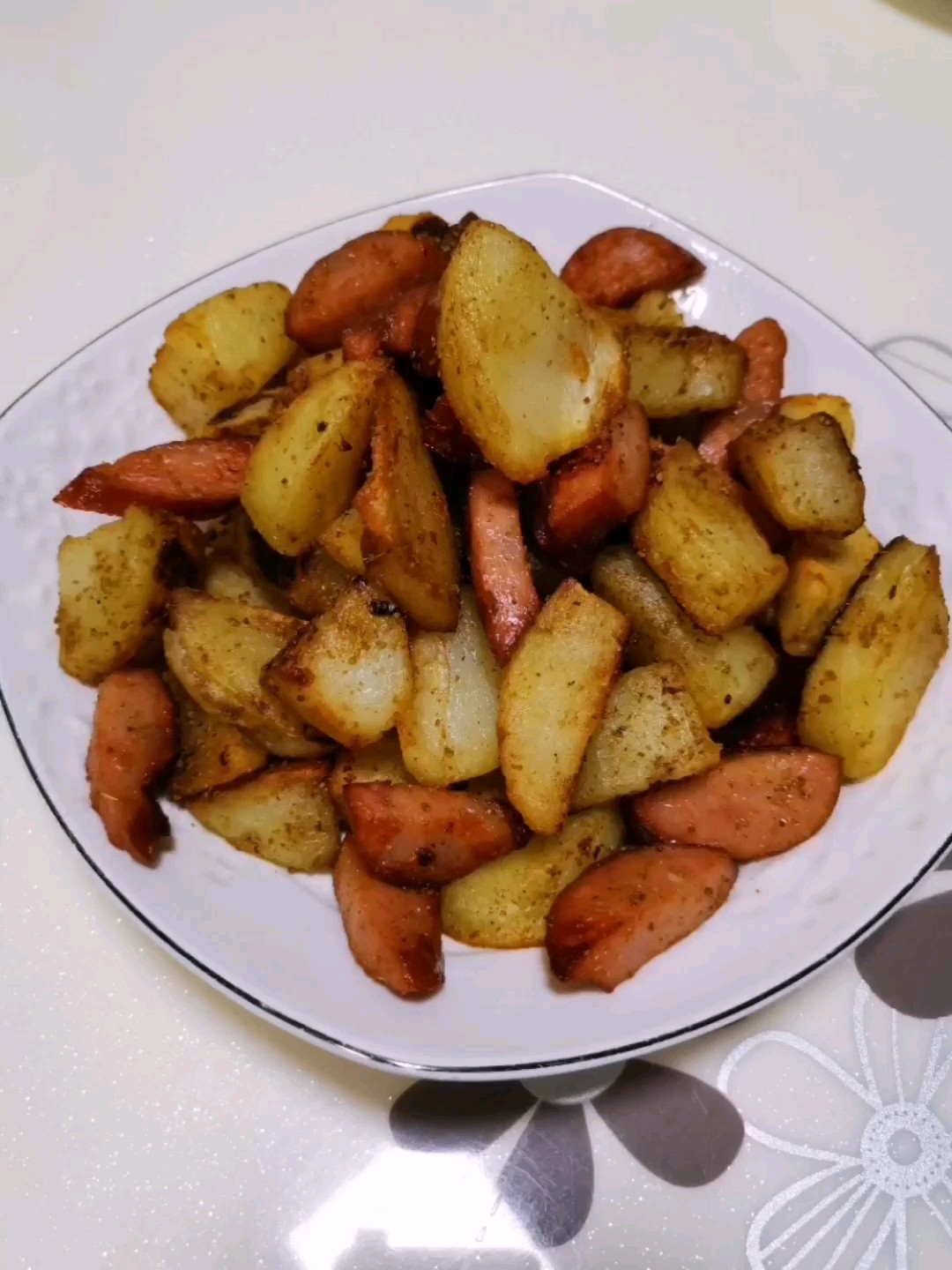 Cumin Red Intestine Potatoes recipe