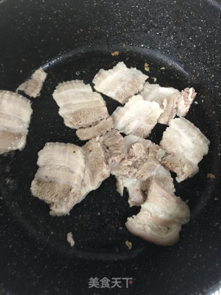 Twice-cooked Pork Homemade Tofu recipe