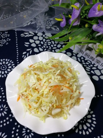 Jellyfish Head Mixed with Cabbage recipe