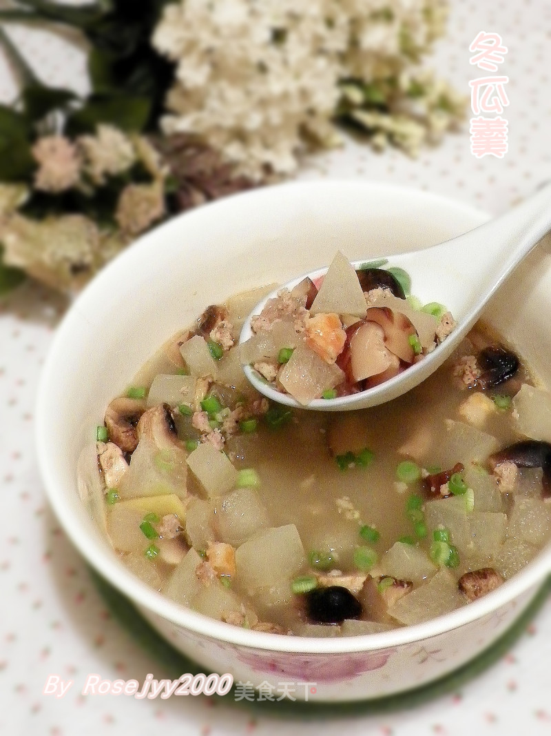 Three Mushroom and Winter Melon Soup--summer Soup recipe