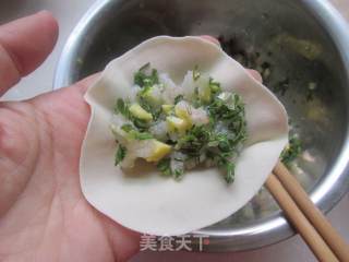 Krill Shepherd's Purse Steamed Dumplings recipe