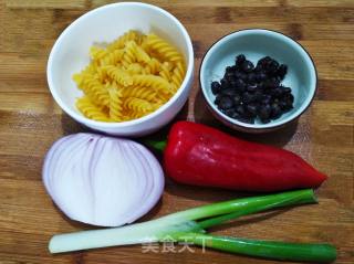 Spiral Pasta with Soy Sauce recipe
