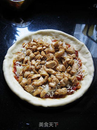 New Orleans Grilled Chicken Pizza recipe