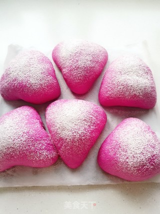 Pitaya Mochi Soft European Buns recipe