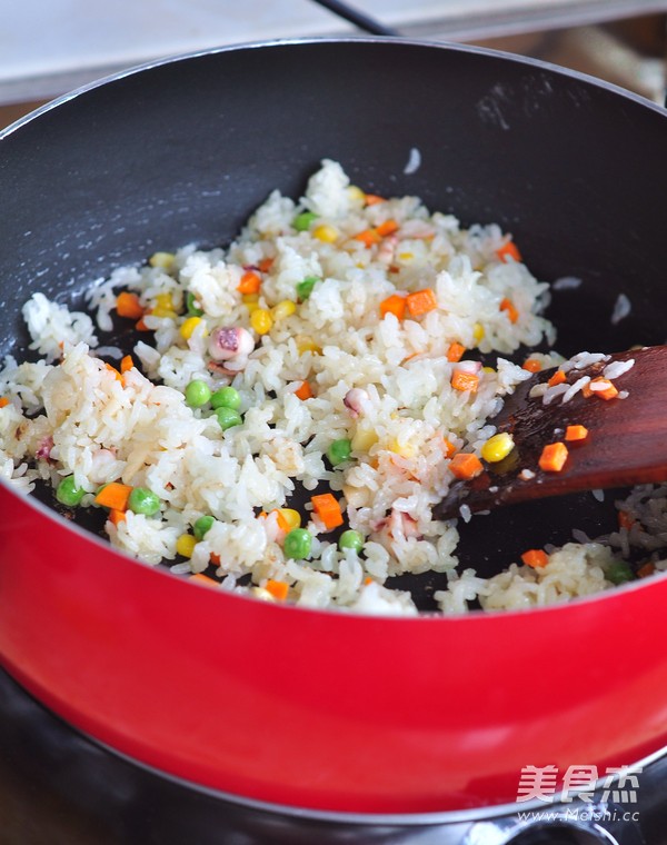 Korean Squid Fried Rice recipe