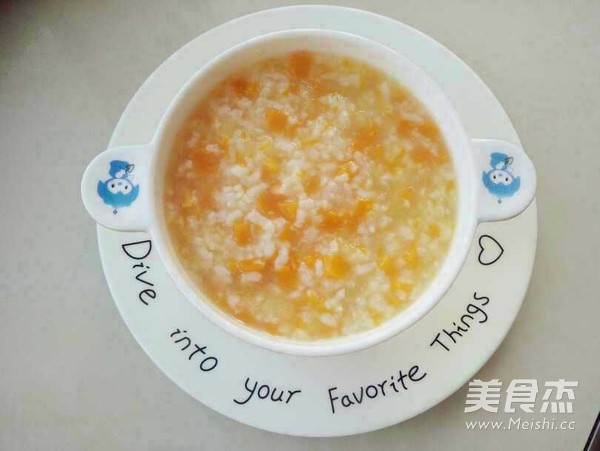 Pumpkin Apple Rice Porridge recipe