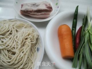 Twice-cooked Pork Fried Ramen recipe