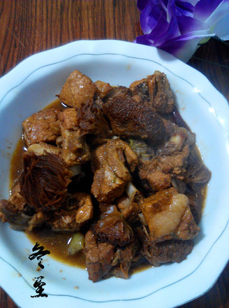 Stewed Pork Ribs with Hericium recipe