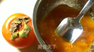 Persimmon-flavored Glutinous Rice Crackers recipe