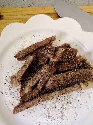 Black Pepper Flavored Air Fried Steak recipe