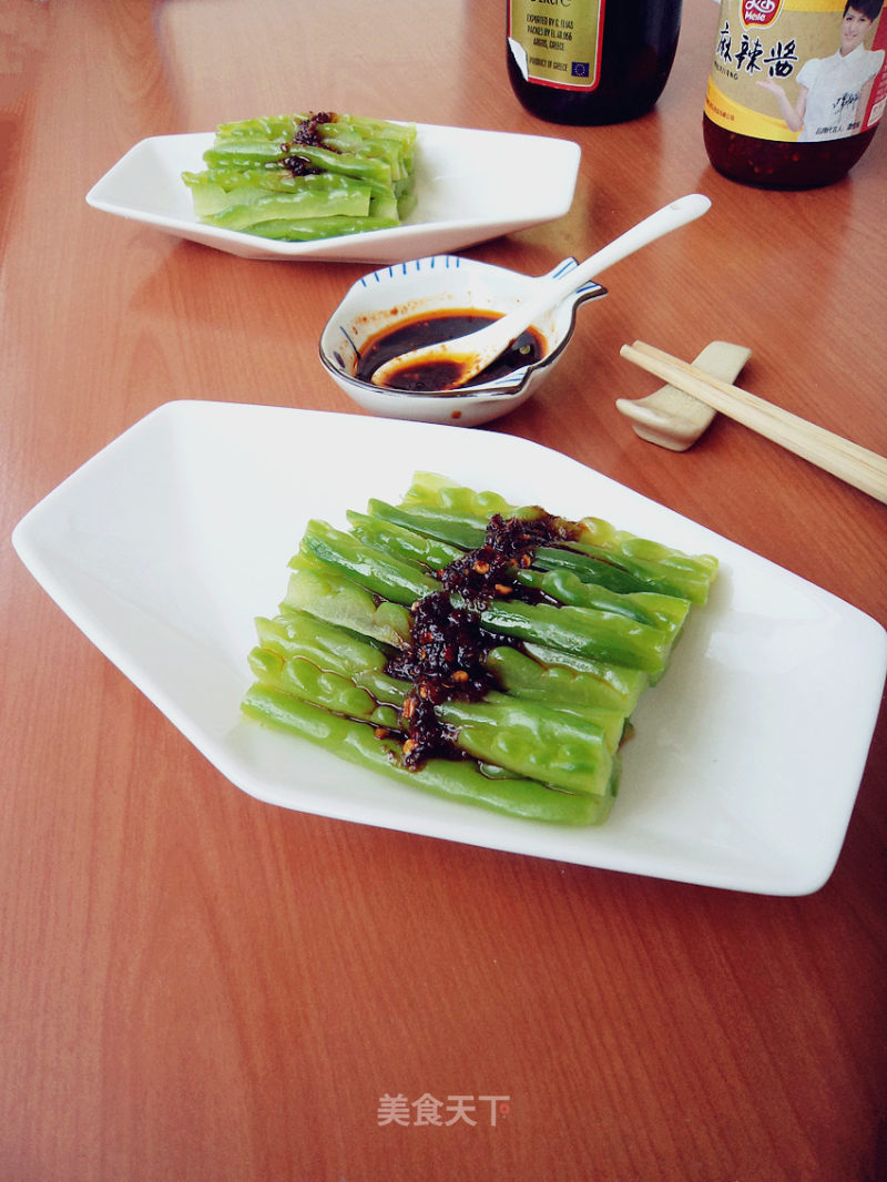 Bitter Gourd with Spicy Sauce recipe