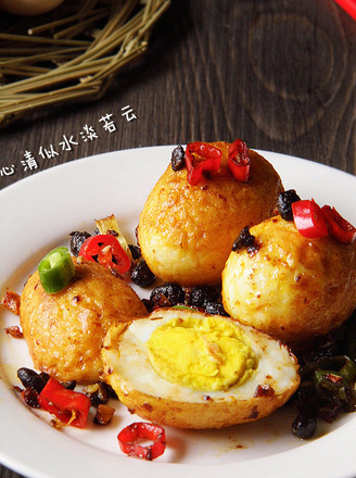 Soy Sauce Tiger Preserved Eggs recipe