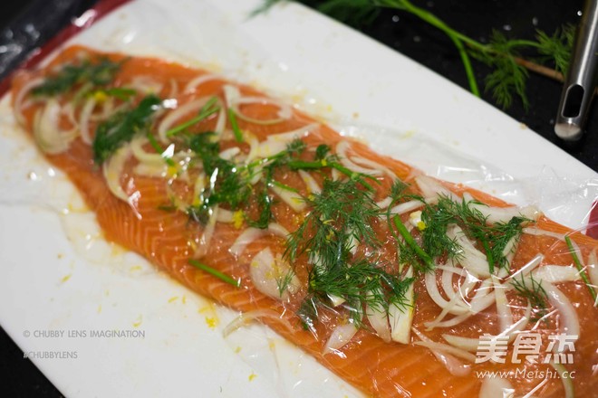 Eastern European Salted Salmon recipe