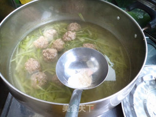 Radish Lamb Meatball Soup recipe