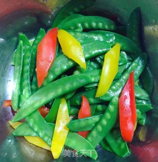 Seasoned Vegetables with Snow Peas#快手素菜# recipe