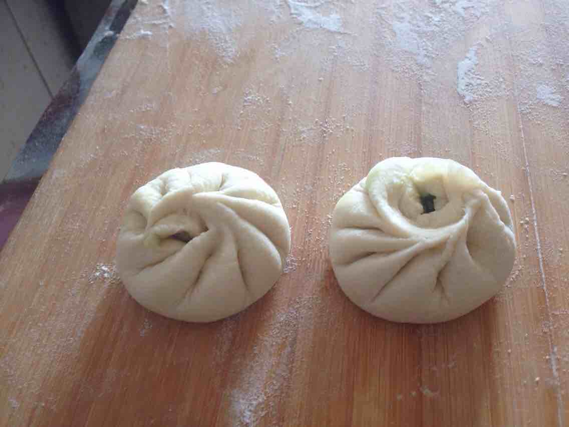 Egg and Chive Stuffed Buns recipe