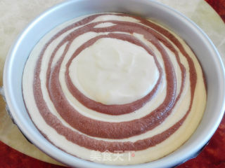 Zebra Pattern Antique Cake recipe