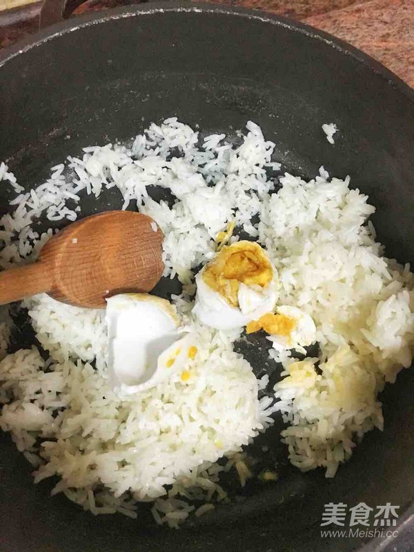 Salted Egg Fried Rice recipe