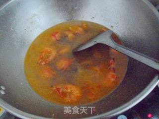Tomato, Egg, Shrimp Noodles recipe