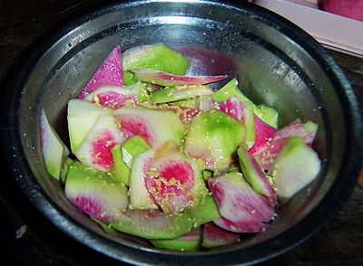 Simmered Radish Skins recipe