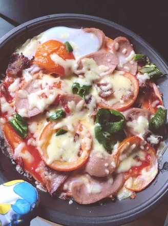 Homemade Sausage and Vegetable Pizza
