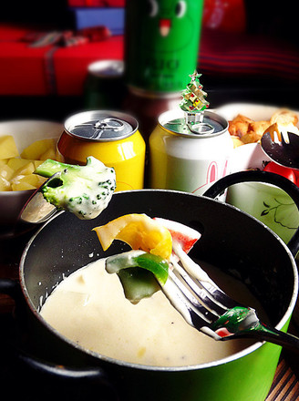 Peach Cheese Fondue