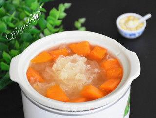 [guangdong] Braised Papaya with Rock Sugar and Tremella recipe