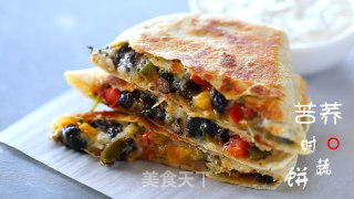 The Sesame Seed is Already So Delicious, and Vegetables are Added to It? Tartary Buckwheat Vegetable Cake recipe