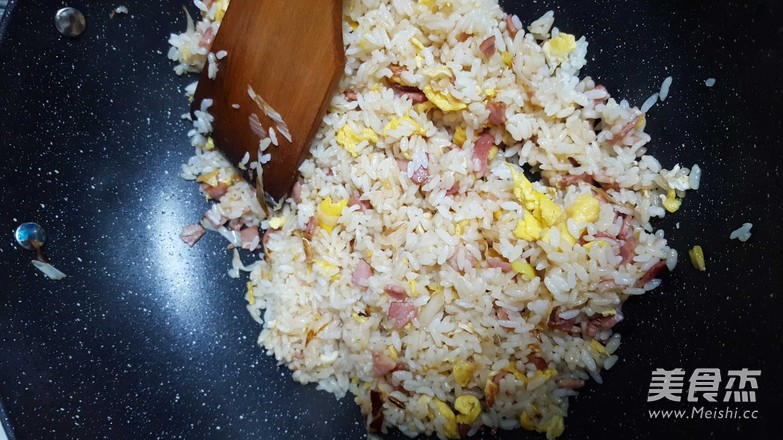 Fried Rice with Bacon and Egg recipe