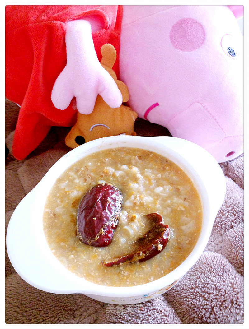 Porridge with Red Dates and Walnuts