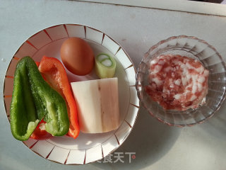 Steamed Eggs in Lotus Root Box recipe
