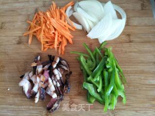 Fried Noodles with Bacon recipe