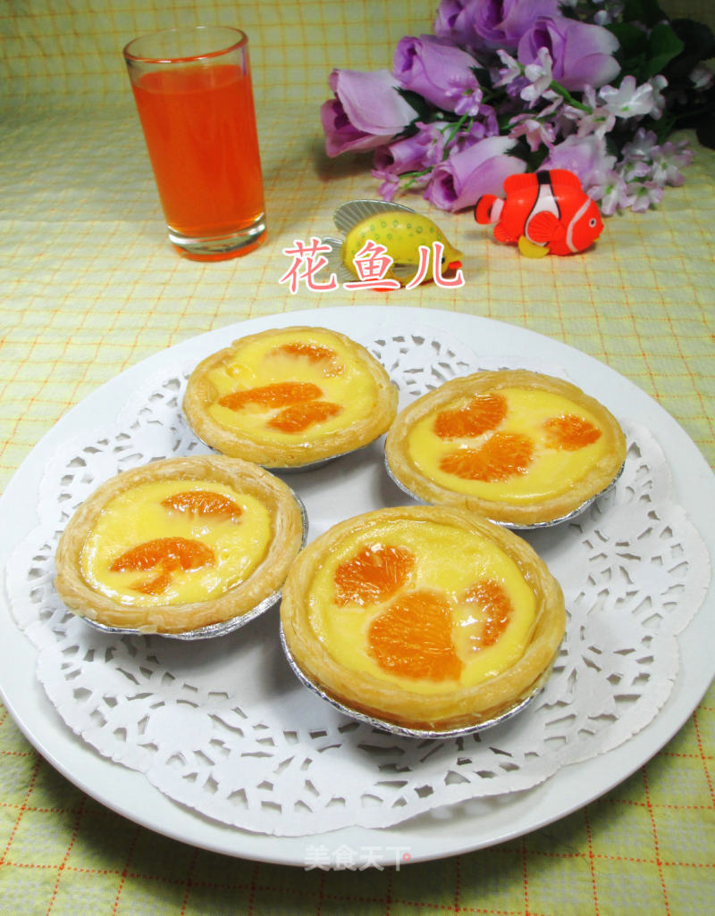 Orange Whole Egg Tart recipe