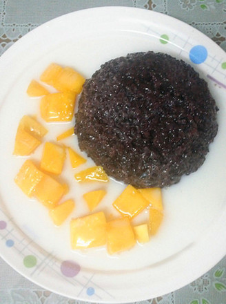 Mango Coconut Milk Black Rice Sauce recipe