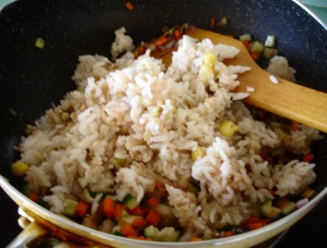 Choi Vegetable Fried Rice recipe