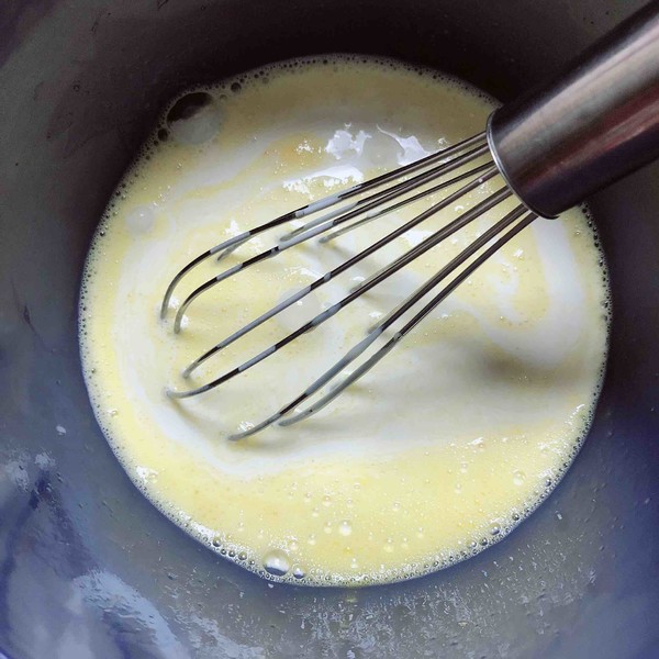 Yellow Peach Cheese Toast Pudding recipe