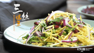 Four-person Cook丨three-wire Popped Beans recipe