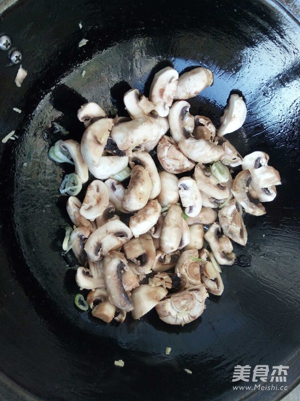 Tofu Noodles, Rapeseed Mushroom Stew recipe