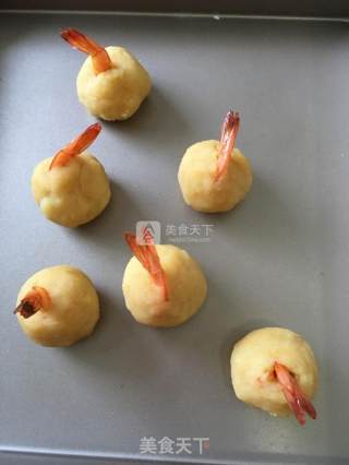 #aca烤明星大赛#roasted Potatoes and Shrimp Balls recipe