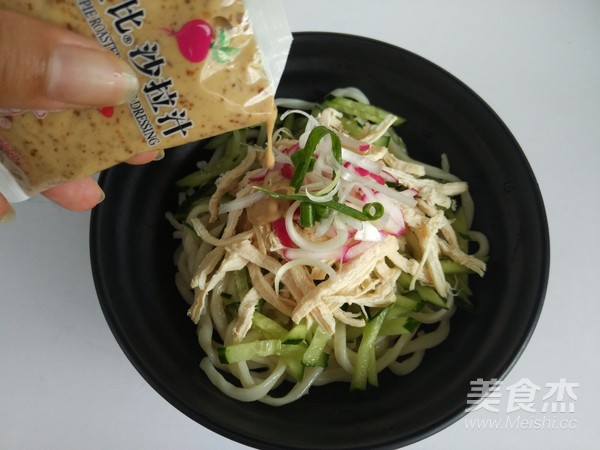 Chicken Shredded Sesame Sauce Noodles recipe