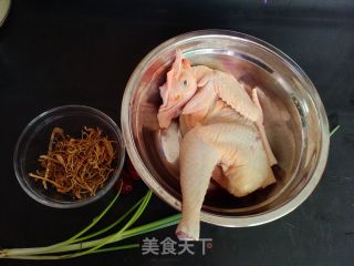 Steamed Chicken with Cordyceps Flower recipe