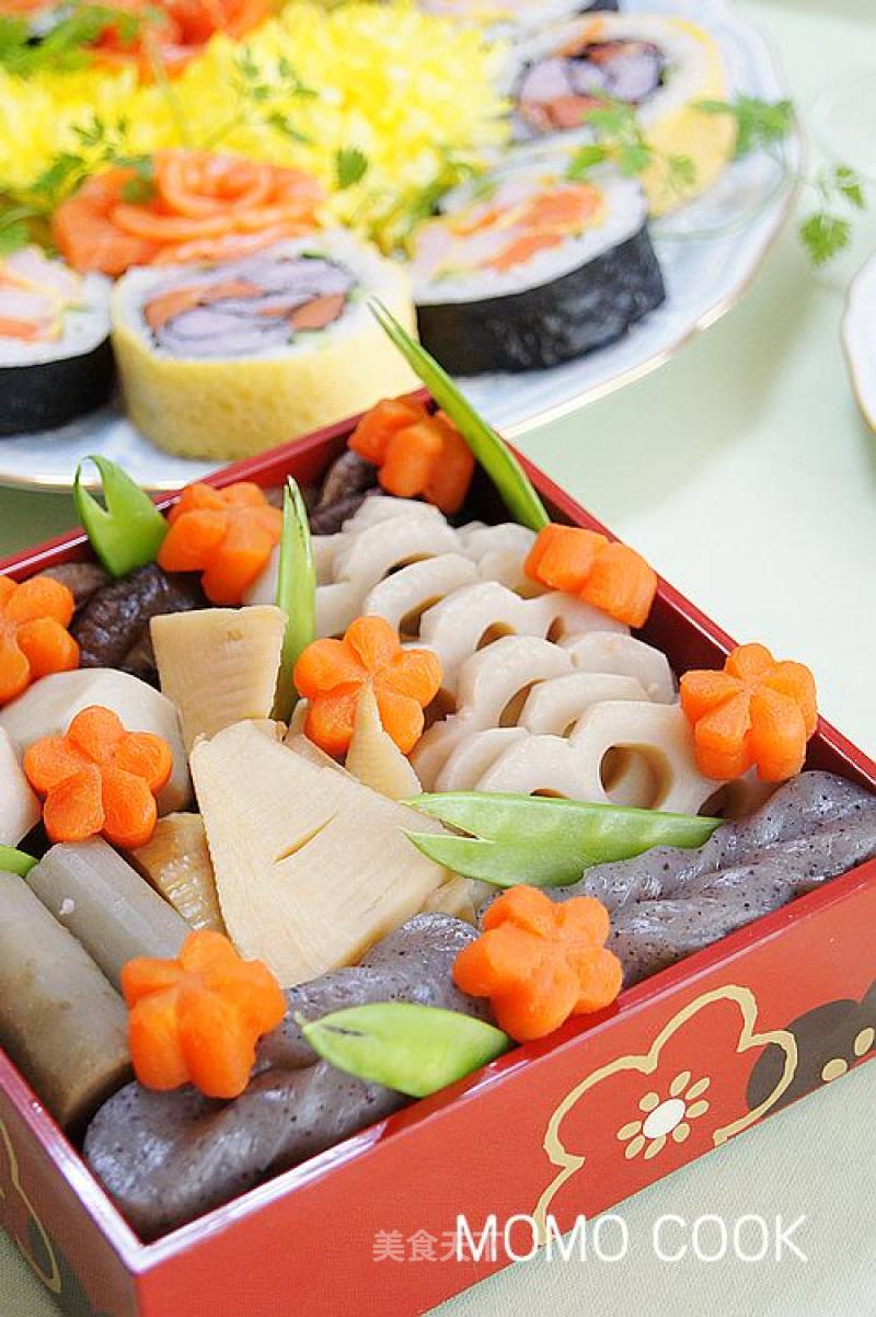 【momo New Year's Eve Dishes】wufu Linmen Japanese Root Vegetable Mixed Boiled recipe