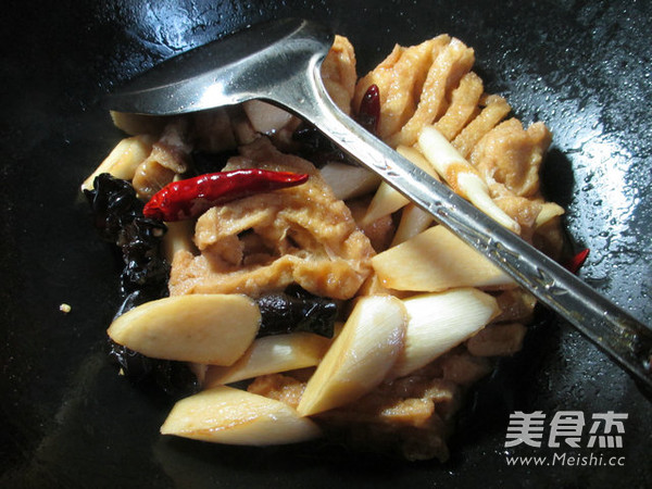 Black Fungus and White Boiled Orchid Tofu recipe