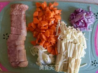 Korean Spicy Cabbage Stir-fried Rice Cake recipe