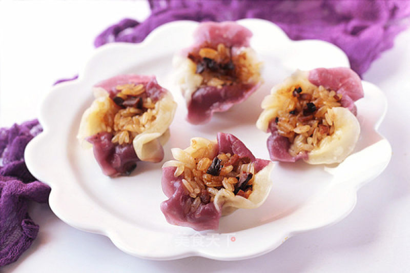 Blossoming Flowers [two-color Bacon Shaomai] recipe