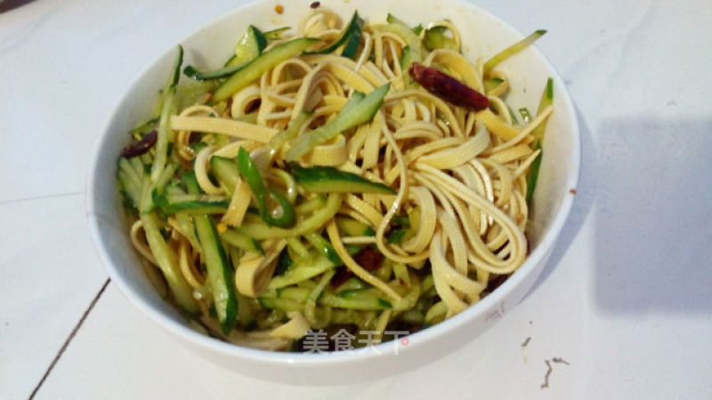 Simple Quick Dish-cold Tofu Skin recipe