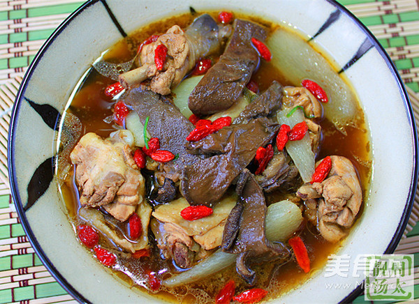 Braised Chicken with Mountain Mushrooms recipe