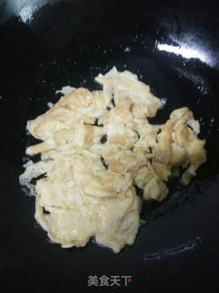 Scrambled Eggs with Leek recipe