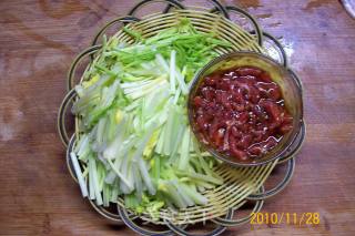 Stir-fried Celery with Beef in Oyster Sauce recipe