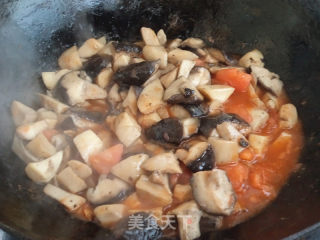 Stewed Mushrooms with Tomato recipe